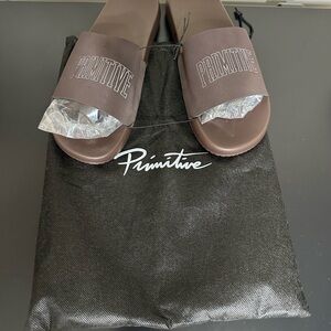 Brown Primitive Slides NWT Size 11 Men